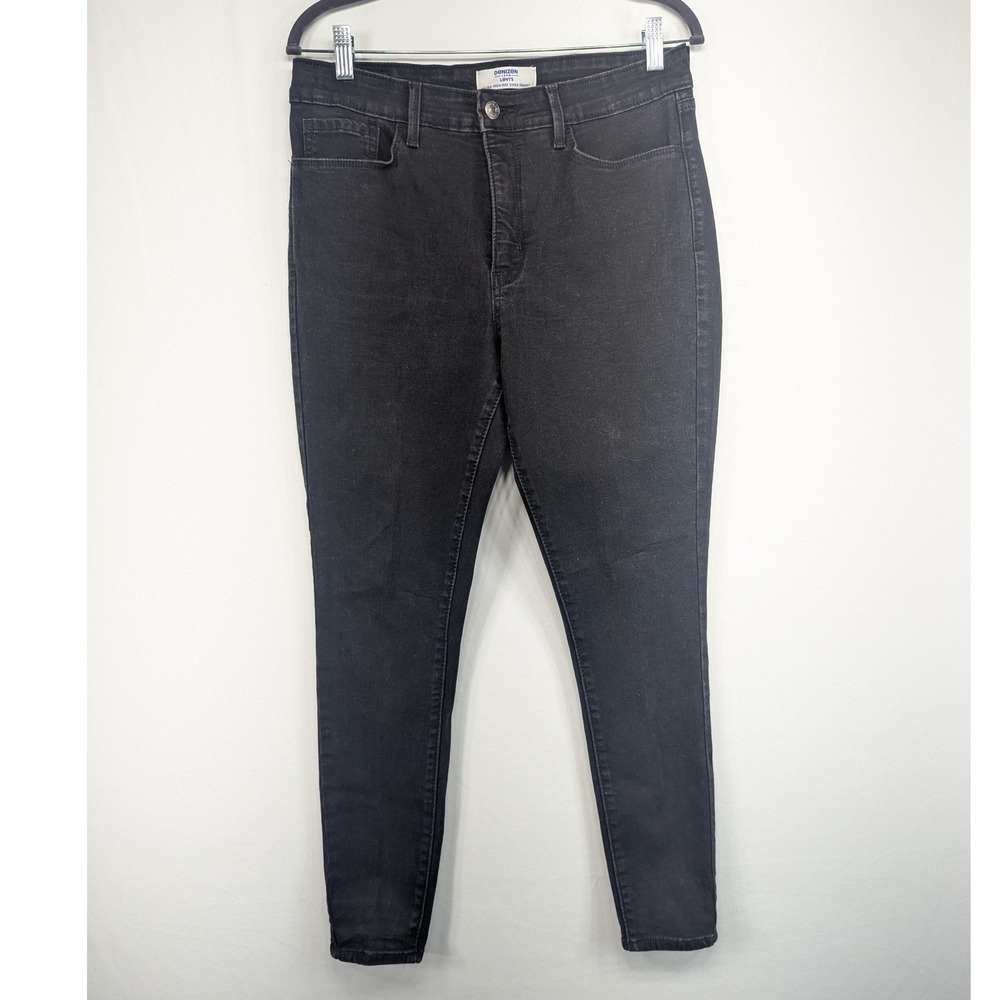 Denizen from Levis Womens Ultra High-Rise‎ Super Skinny Black Jeans Size 10 W30
